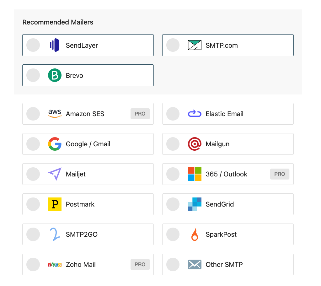 choose mailer