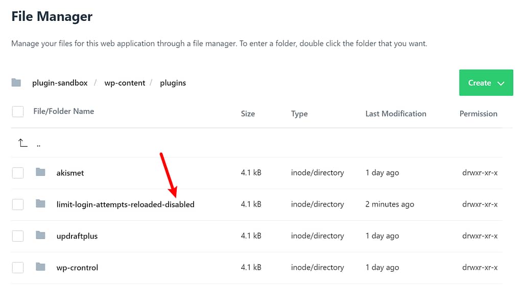 Manually disable security plugin.