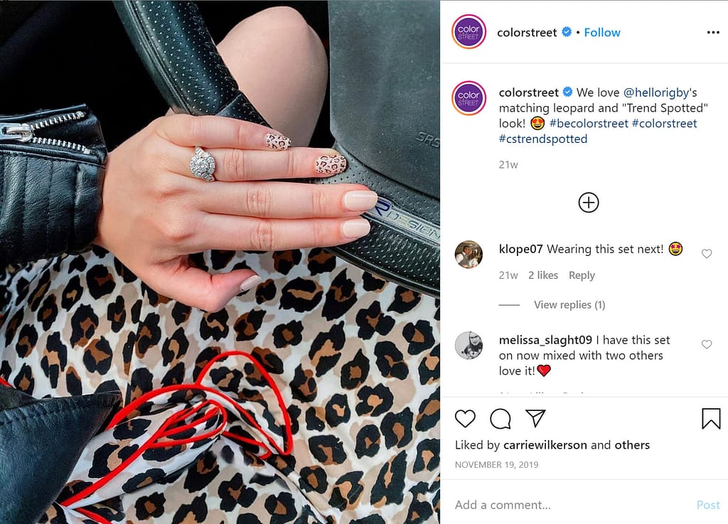 user-generated content examples - nails 