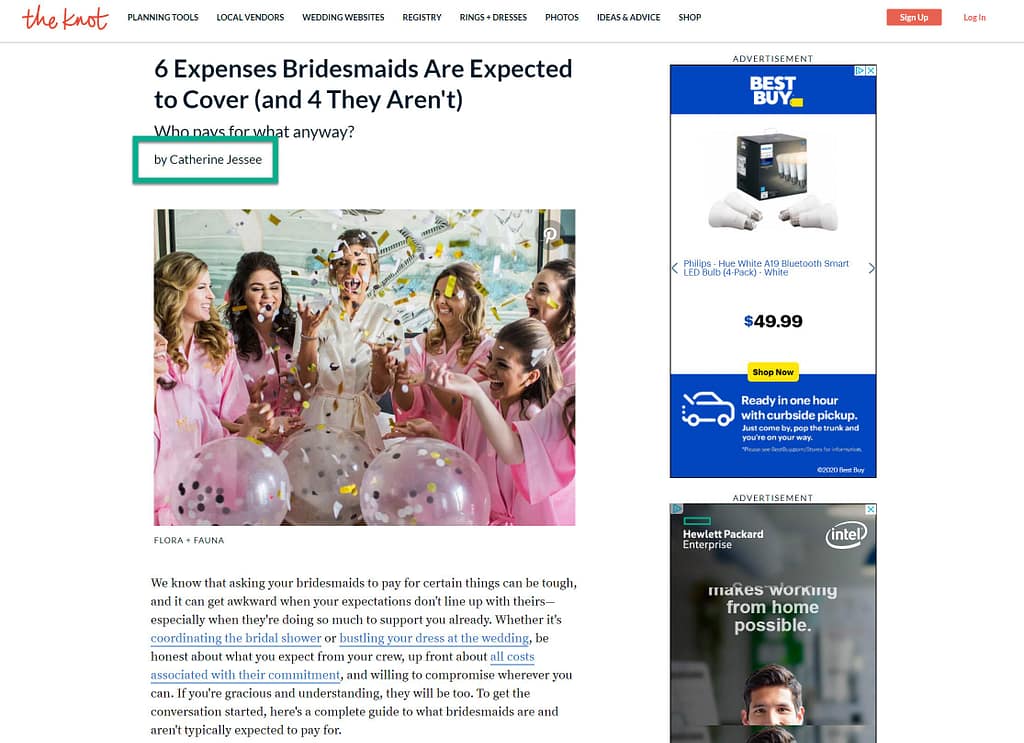 The knot user-generated content examples