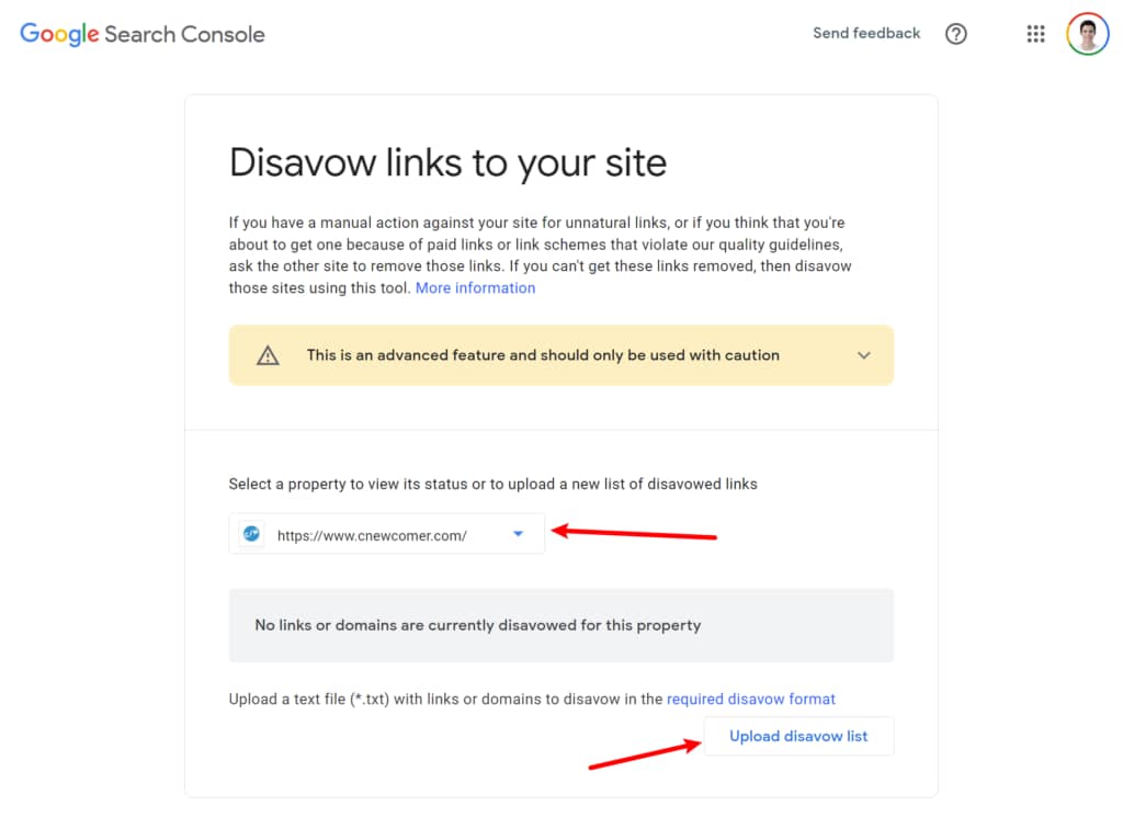 disavow backlinks tutorial