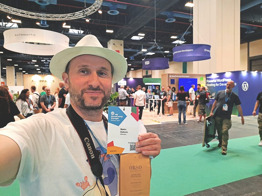 Author at WordCamp Europe 2024 in Torino, Italy.