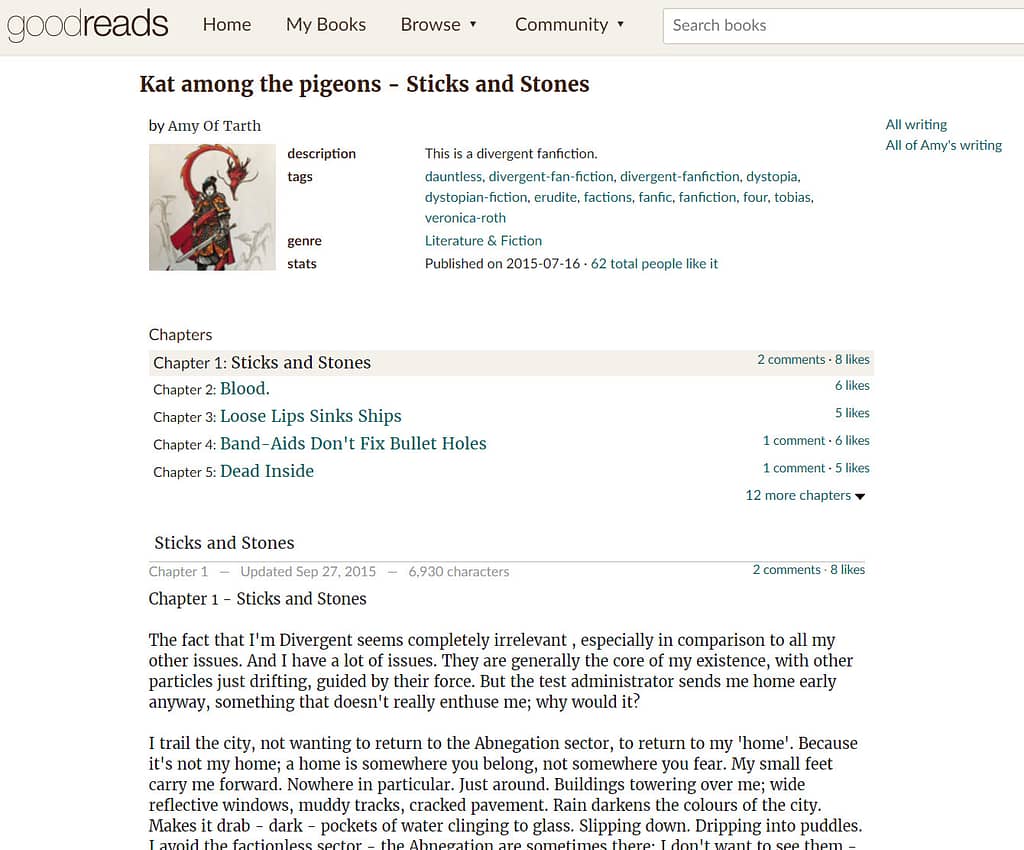 goodreads stories 