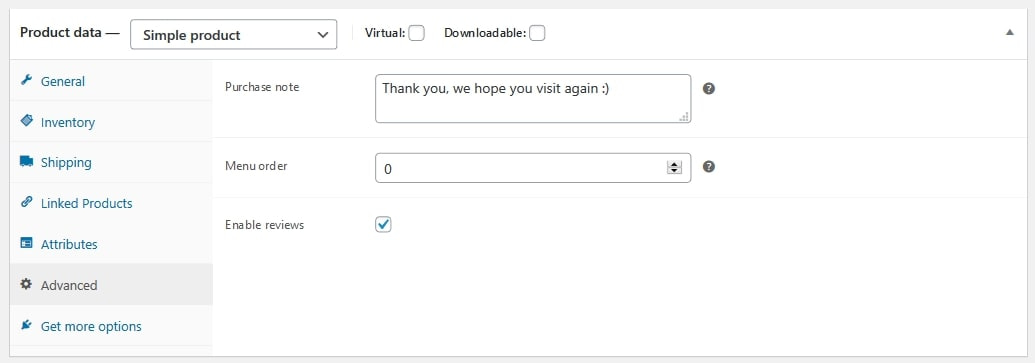 WooCommerce Advanced