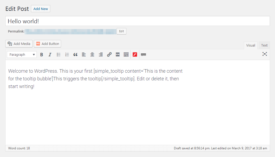 The Simple Tooltips code.