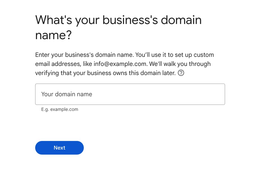 set domain