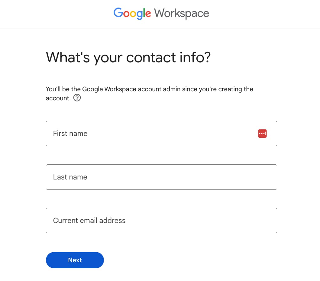 admin setup