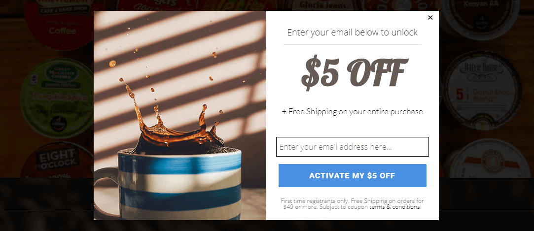 An exit intent pop-up can help you increase time on site.