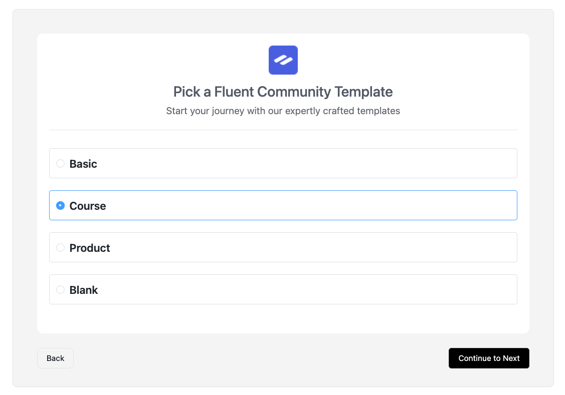 fluent site setup