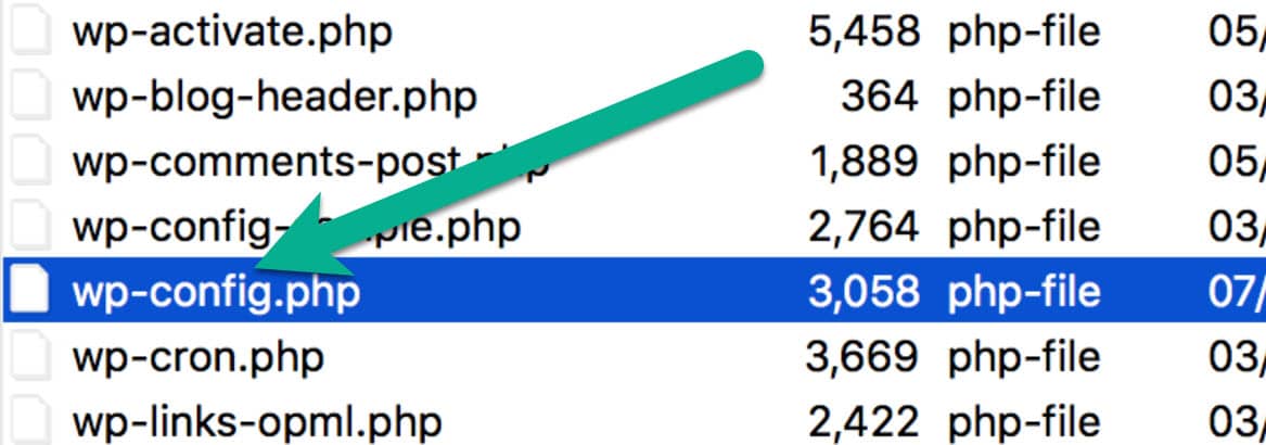 access wp-config.php to enable WordPress error log.