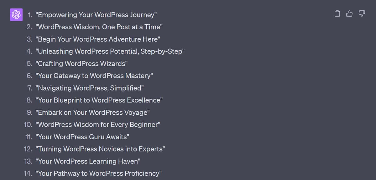 Taglines for Websites! Get Them With ChatGPT in 3 Steps