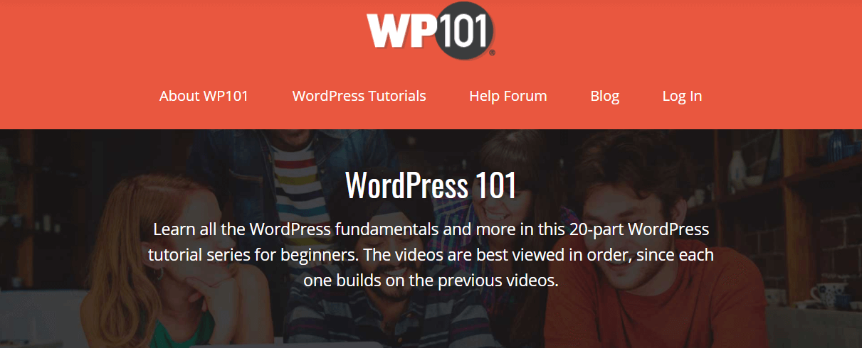 The WP101 website.