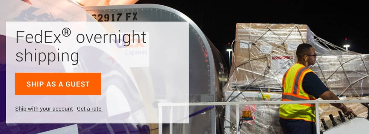 overnight methods of shipment