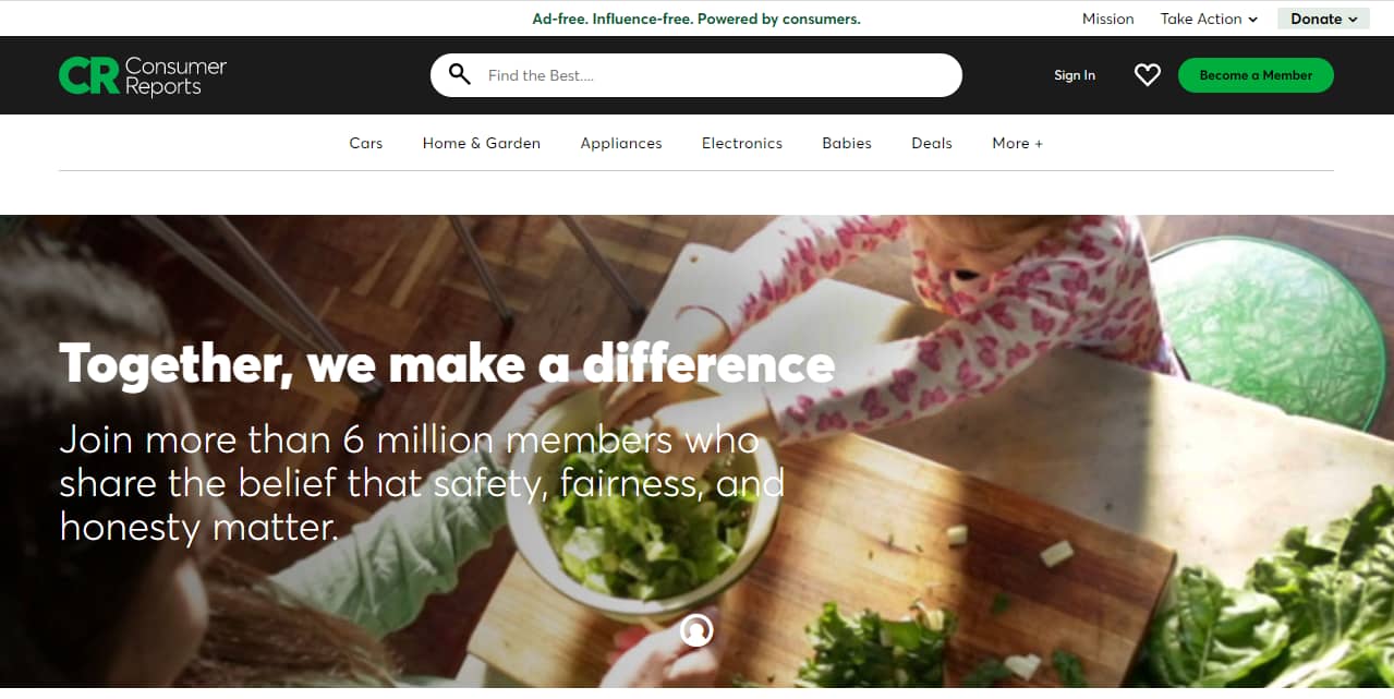 Join Consumer Reports.