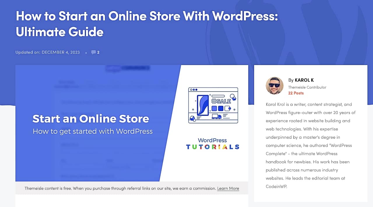 An example of a long-form article.