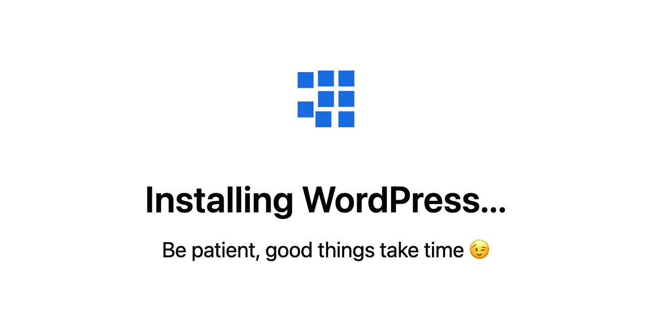Bluehost WordPress install