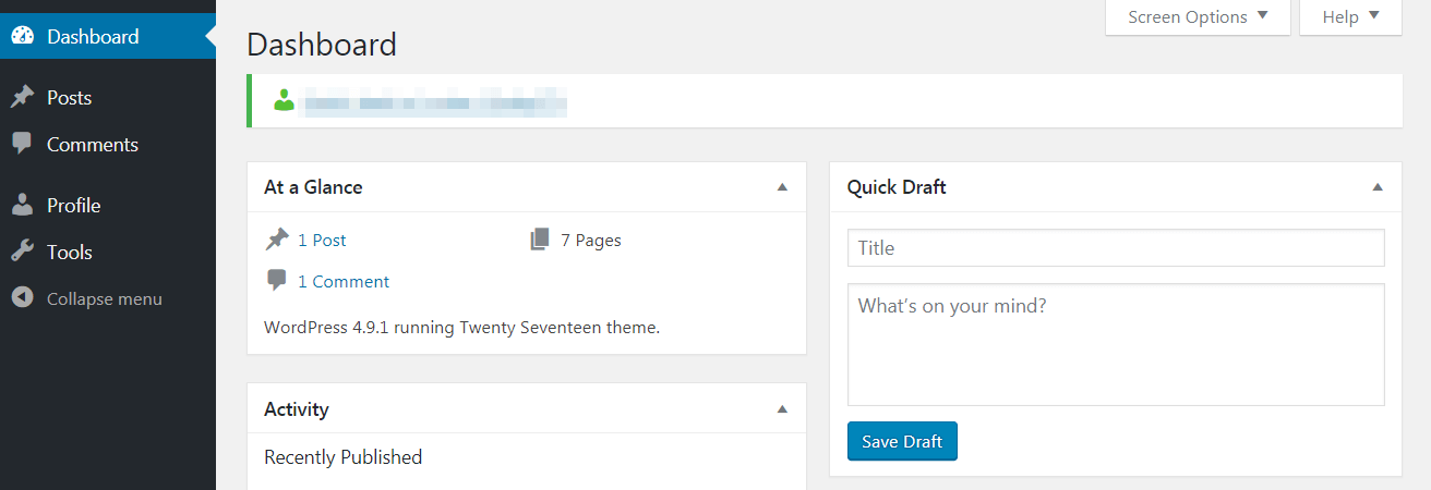 The Contributor user role.