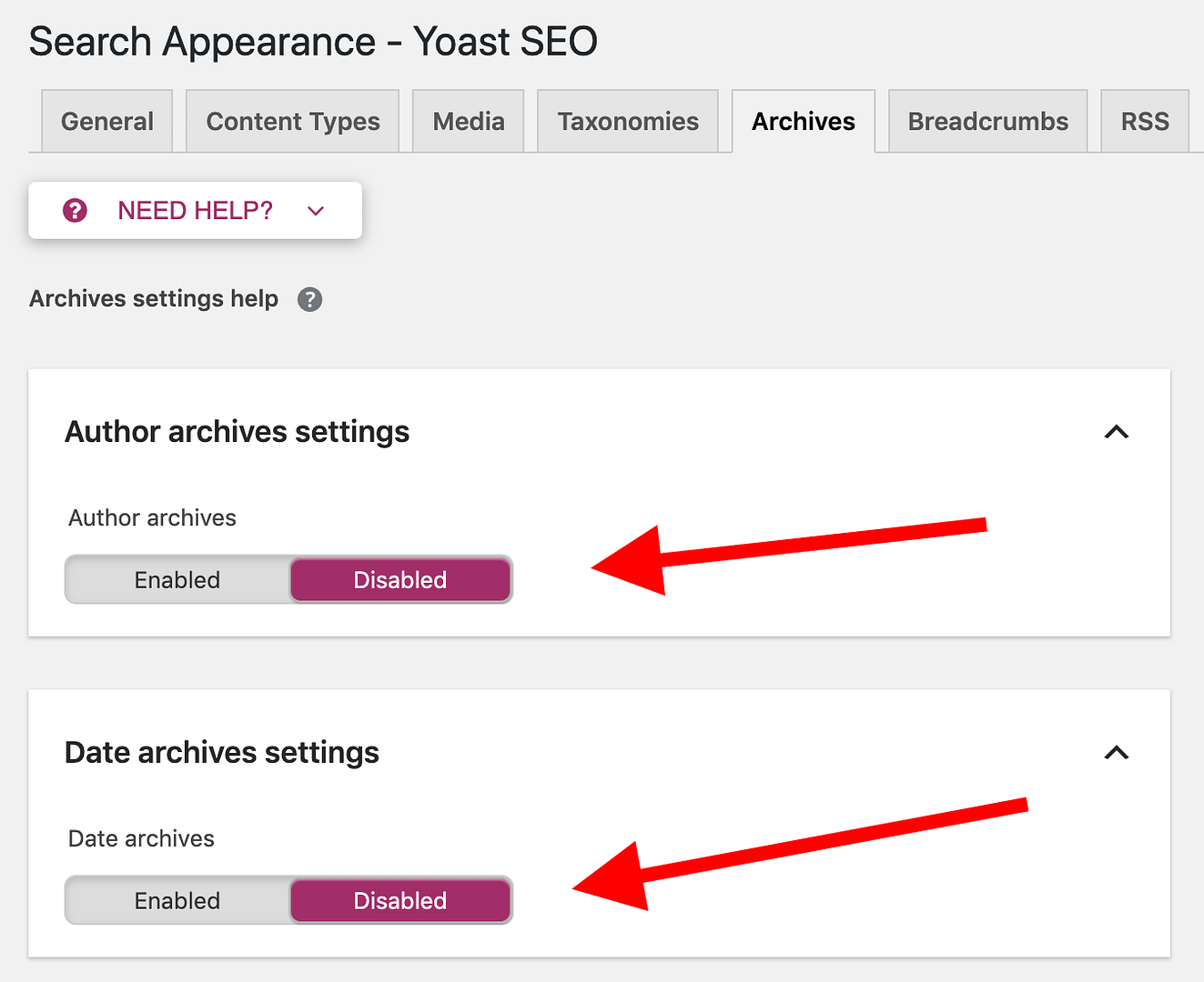 yoast archives.