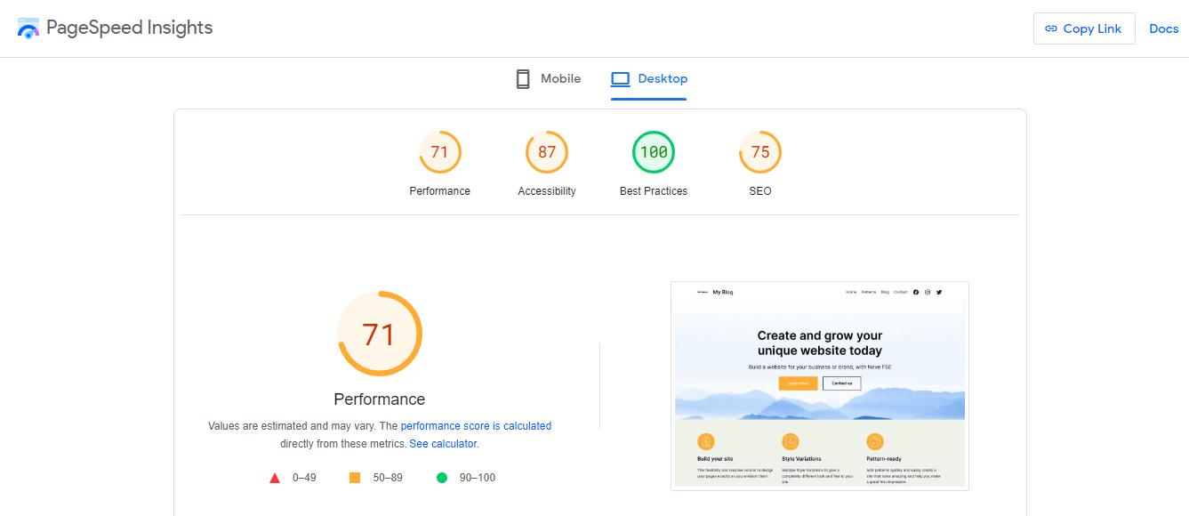 Initial speed test for WP Optimize vs WP Fastest Cache comparison.