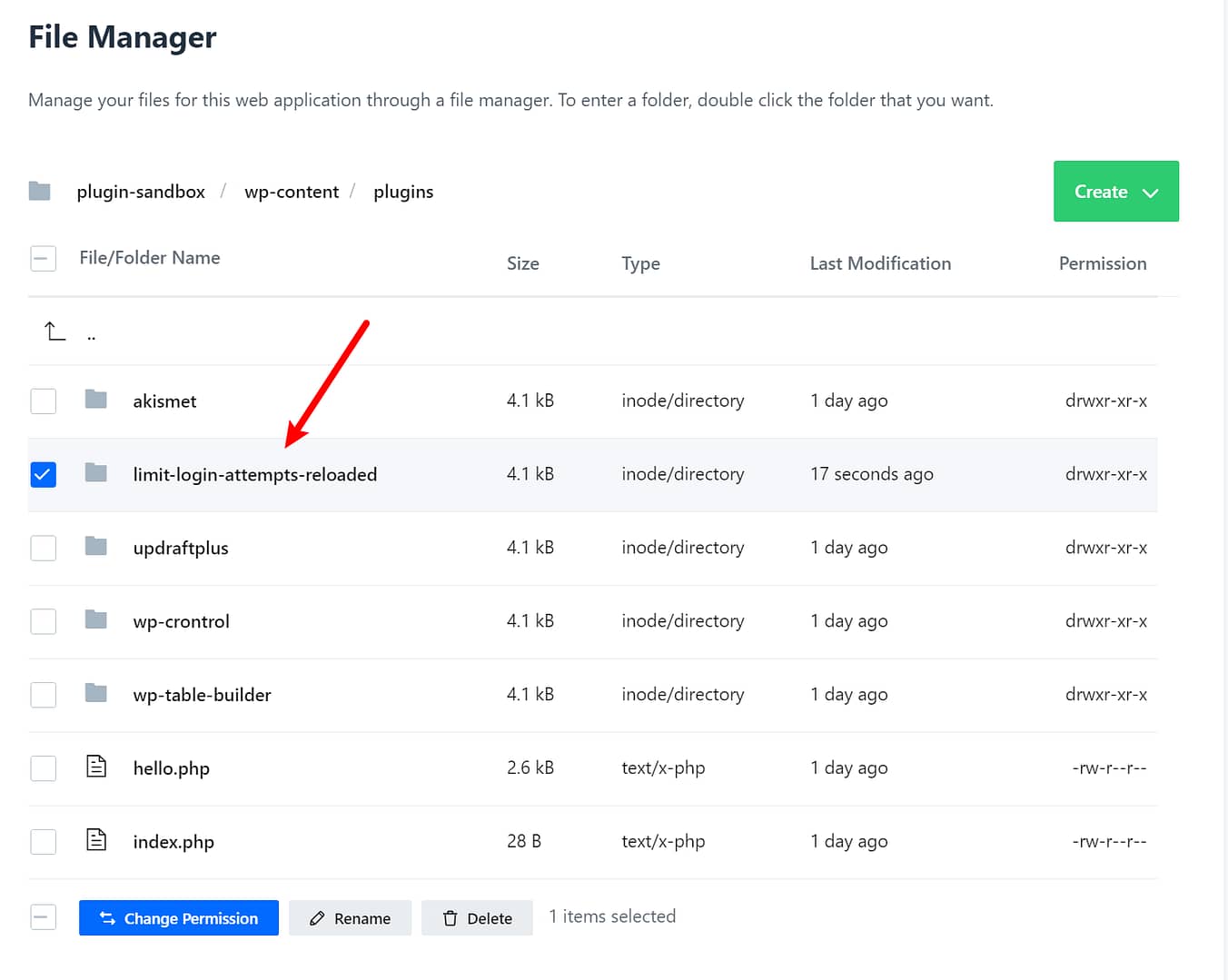 Find plugin's folder.