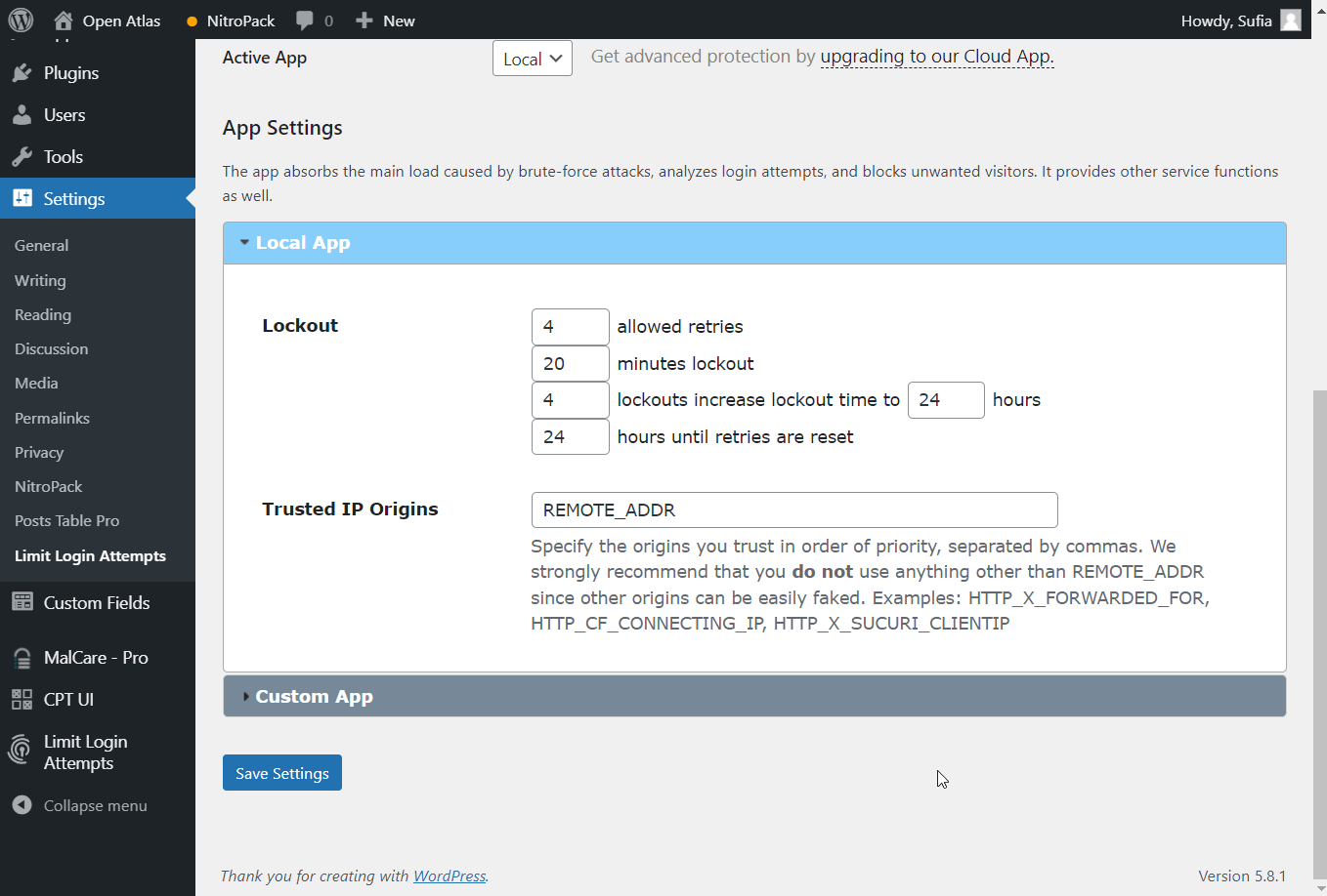 limit login attempts plugin - WordPress Login Security