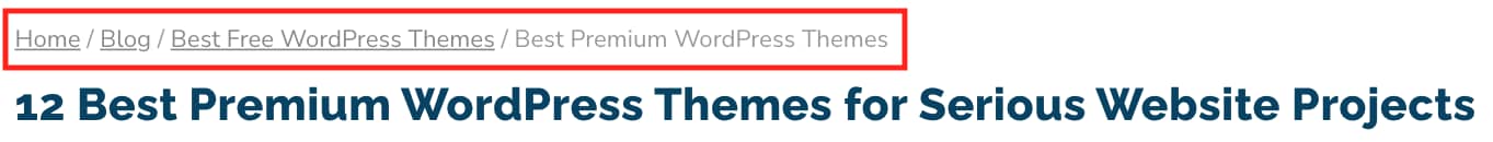 Get started with WordPress SEO by using breadcrumbs on your posts and pages