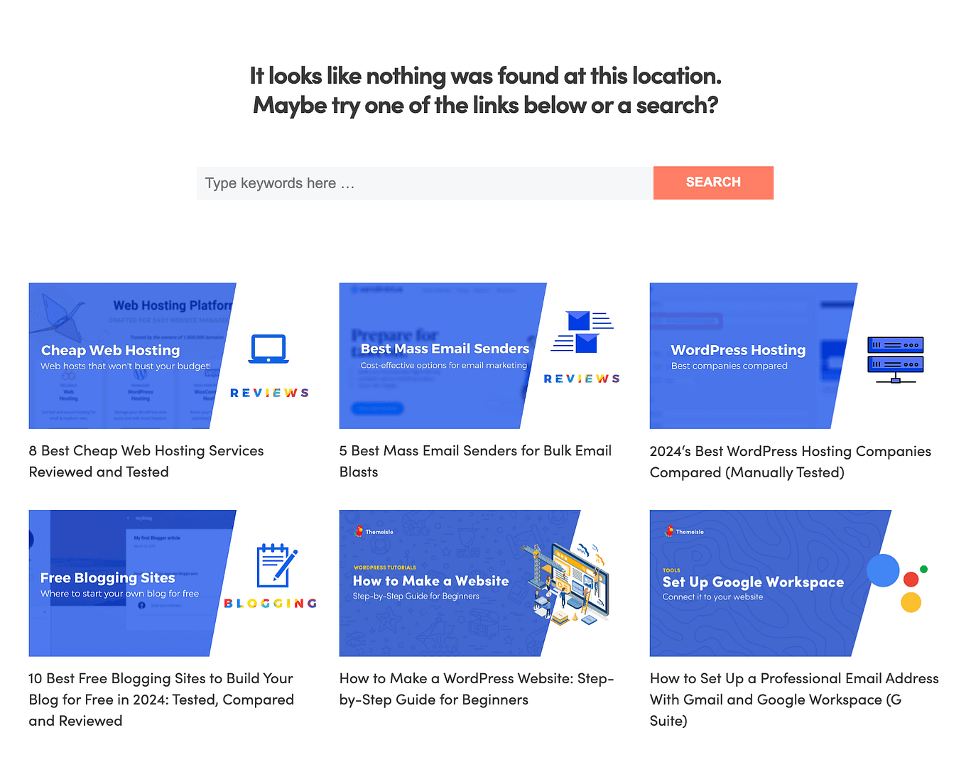 helpful 404 page