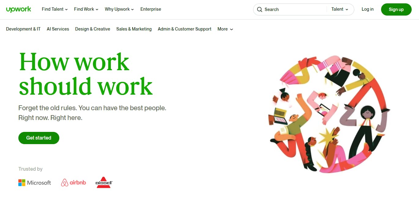 Upwork is one of the most famous and popular freelance job websites.