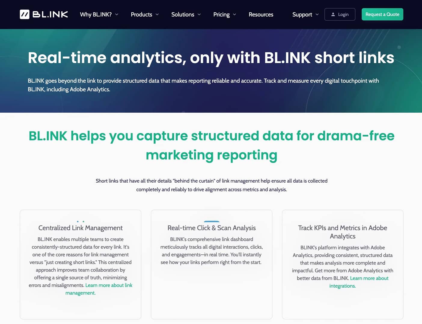 Blink Short Links.
