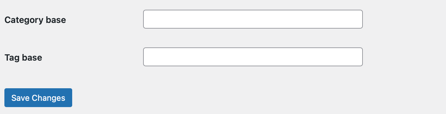 How to change category permalink.