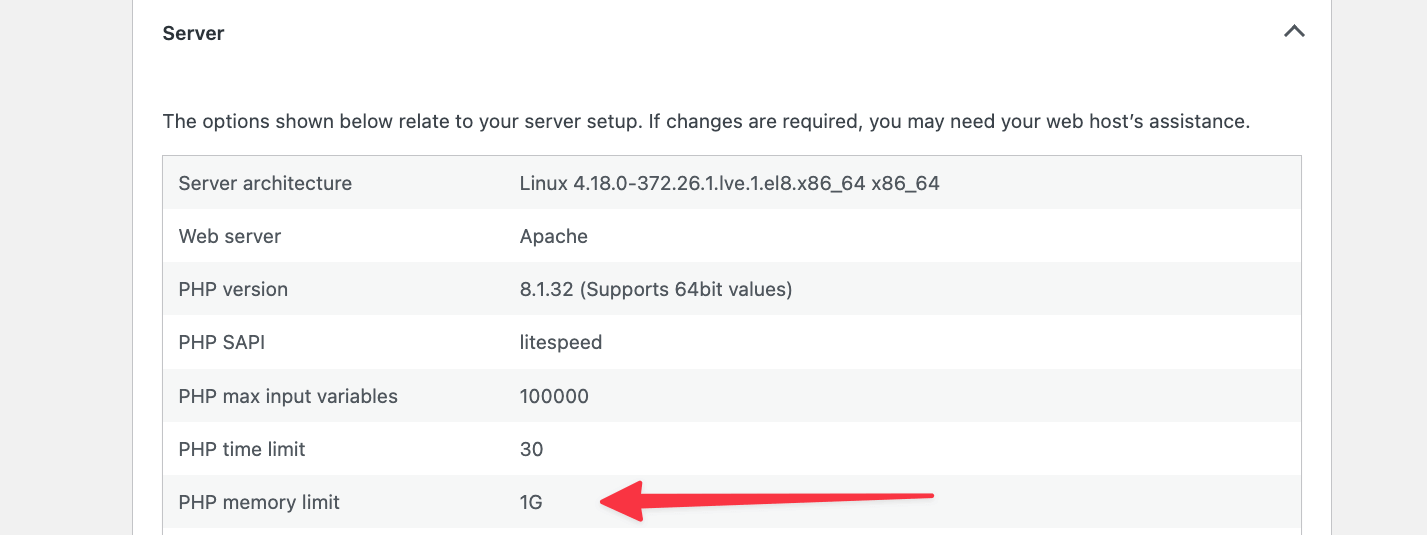 php mem limit 1
