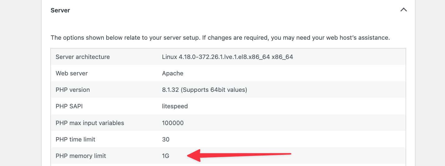 php mem limit