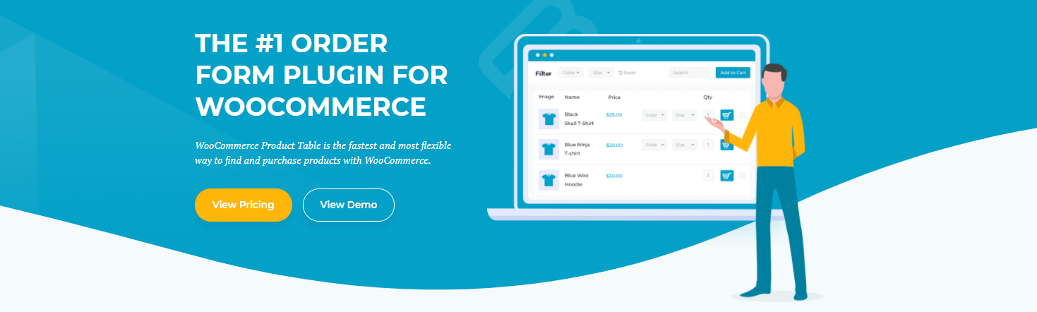 The best WordPress plugins for WooCommerce includes the WooCommerce Product Table plugin.