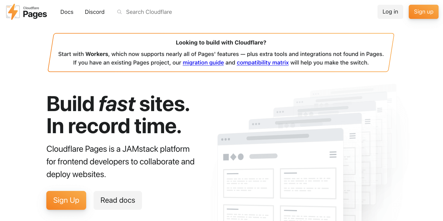 Cloudflare pages