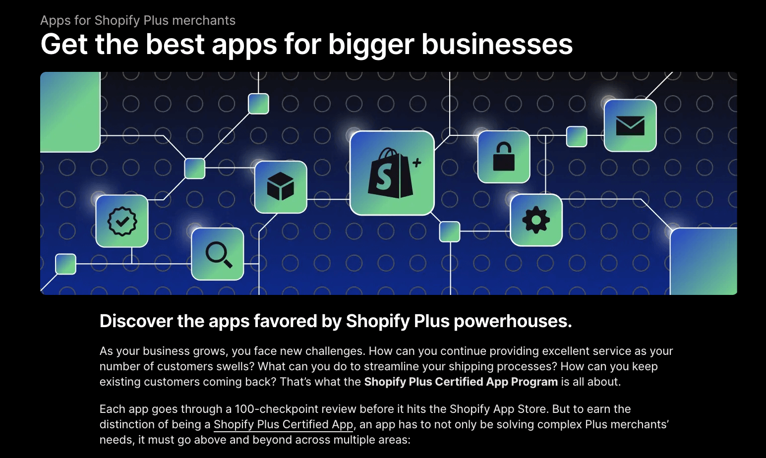 Shopify Plus apps