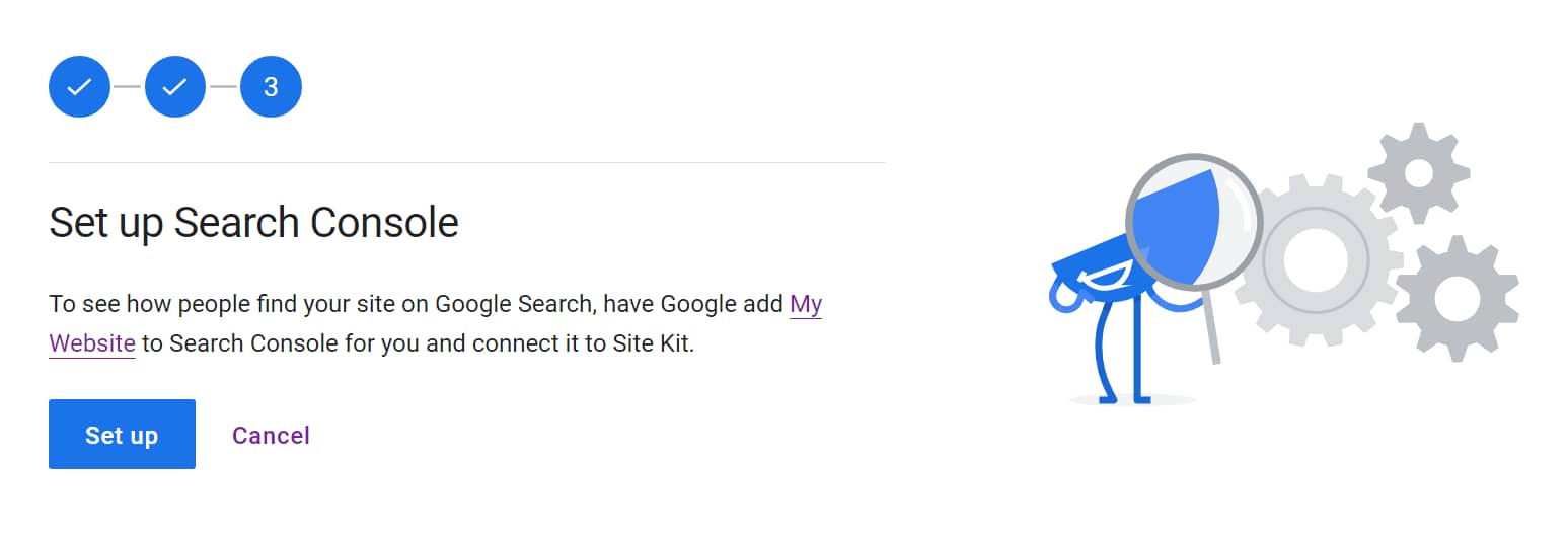 Connect WordPress with Search Console.