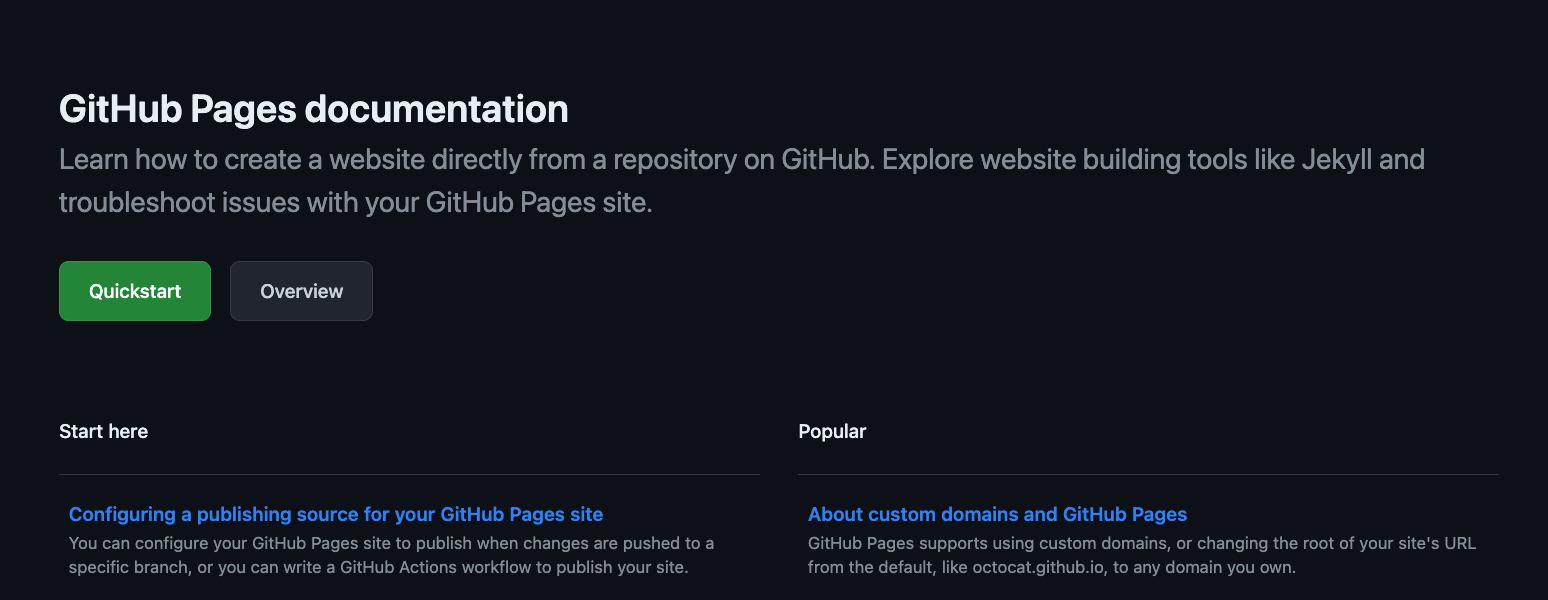 GitHub Pages