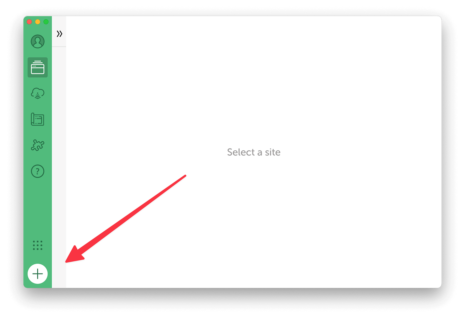 click on plus