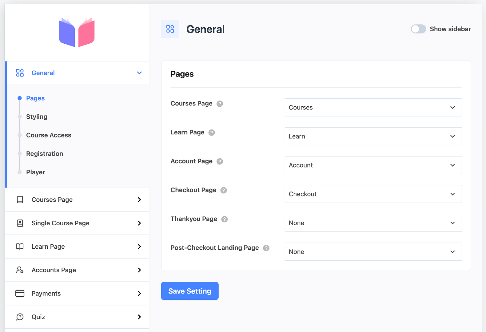 Masteriyo LMS setup