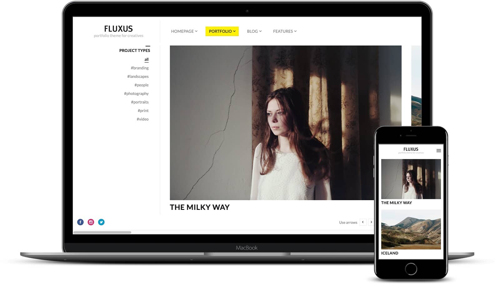 Fluxus WordPress theme