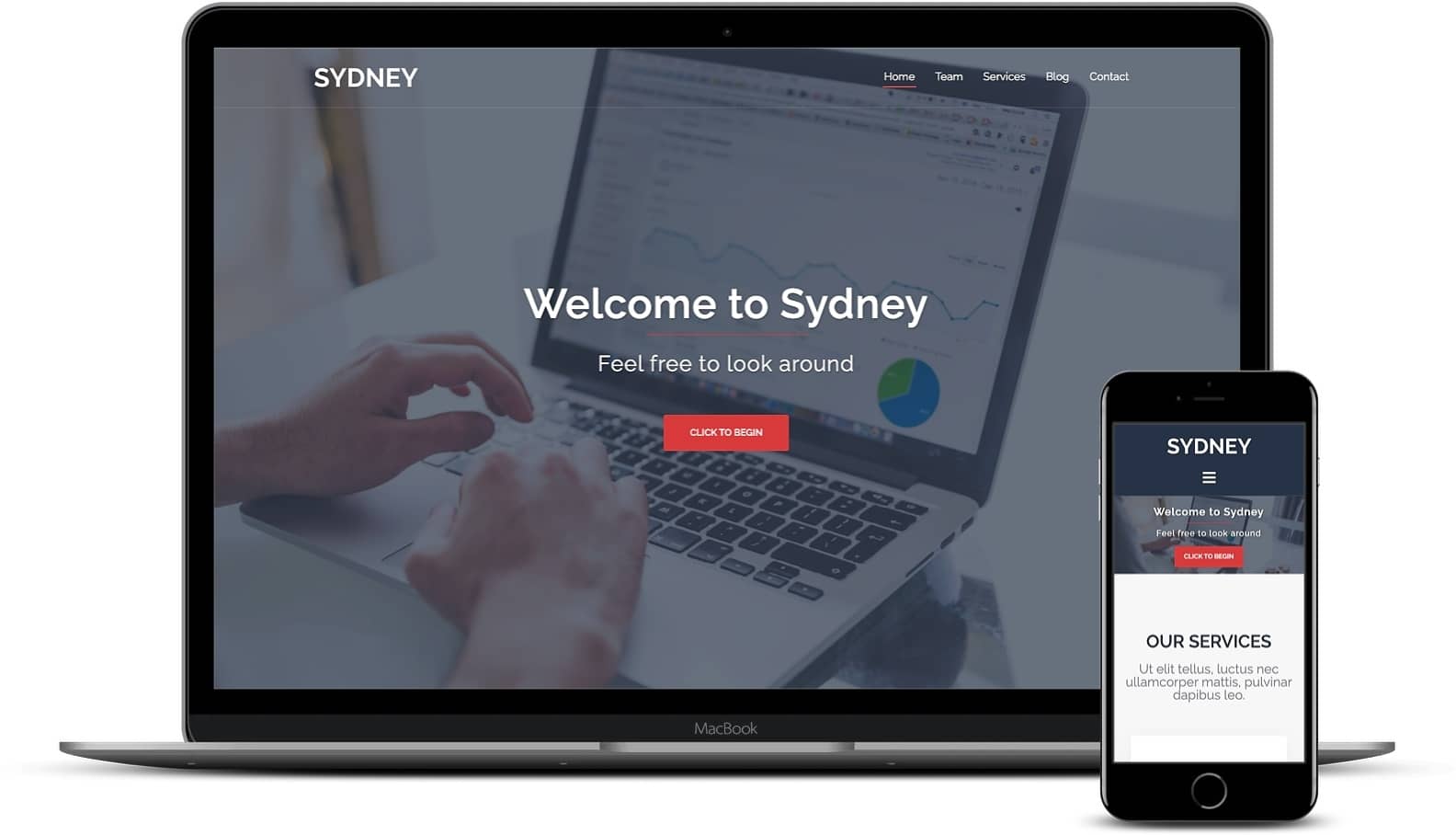 Sydney WordPress theme