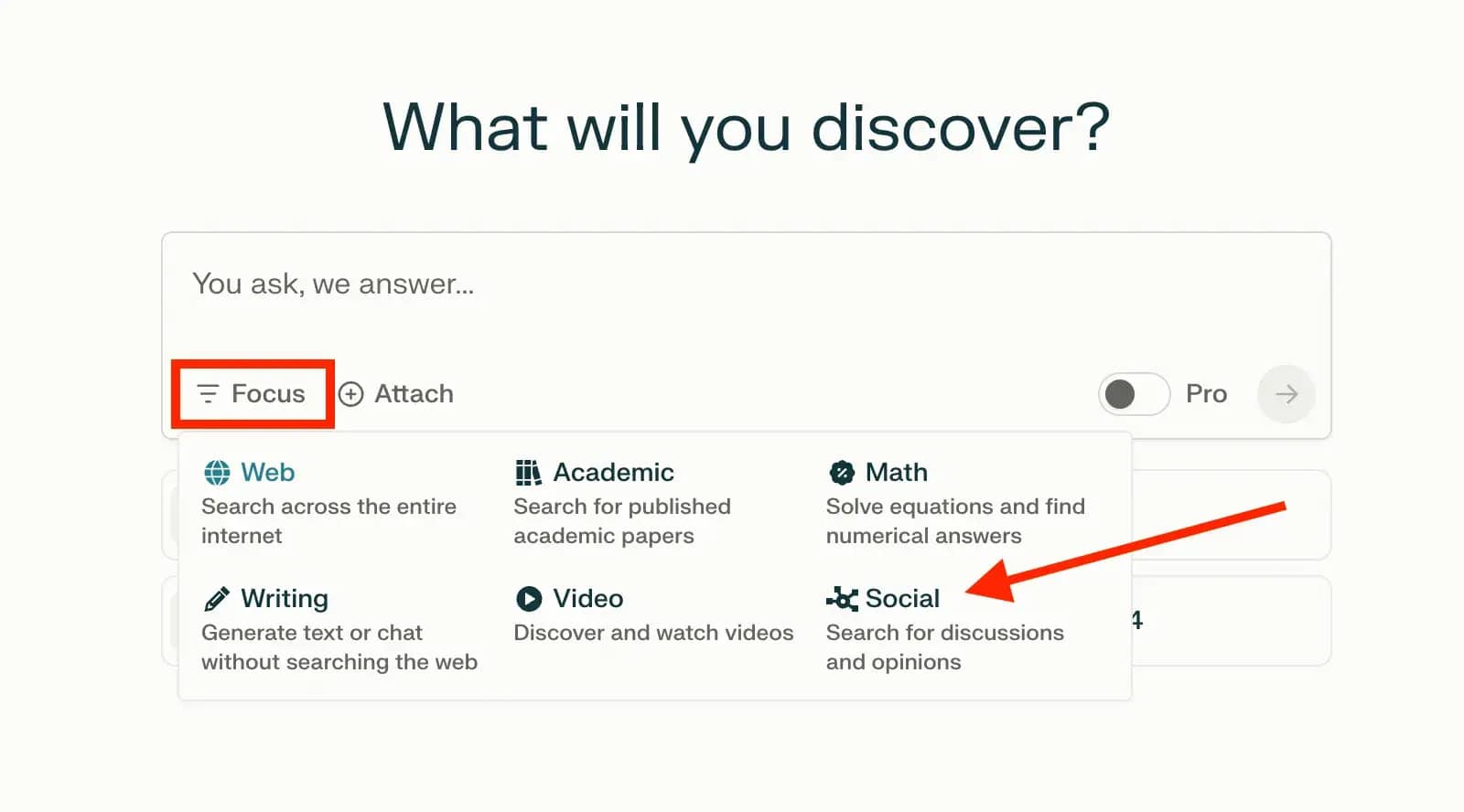 Using Perplexity AI's Social filter to get results from Reddit threads only.