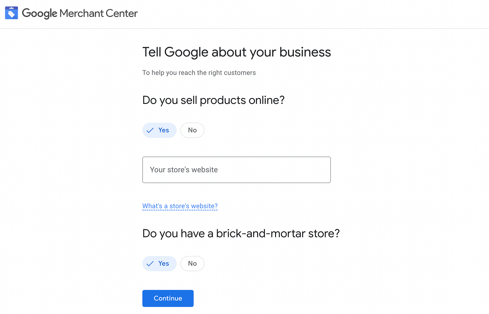 Share more about your business in Google Merchant Center so you can add products to Google Shopping.