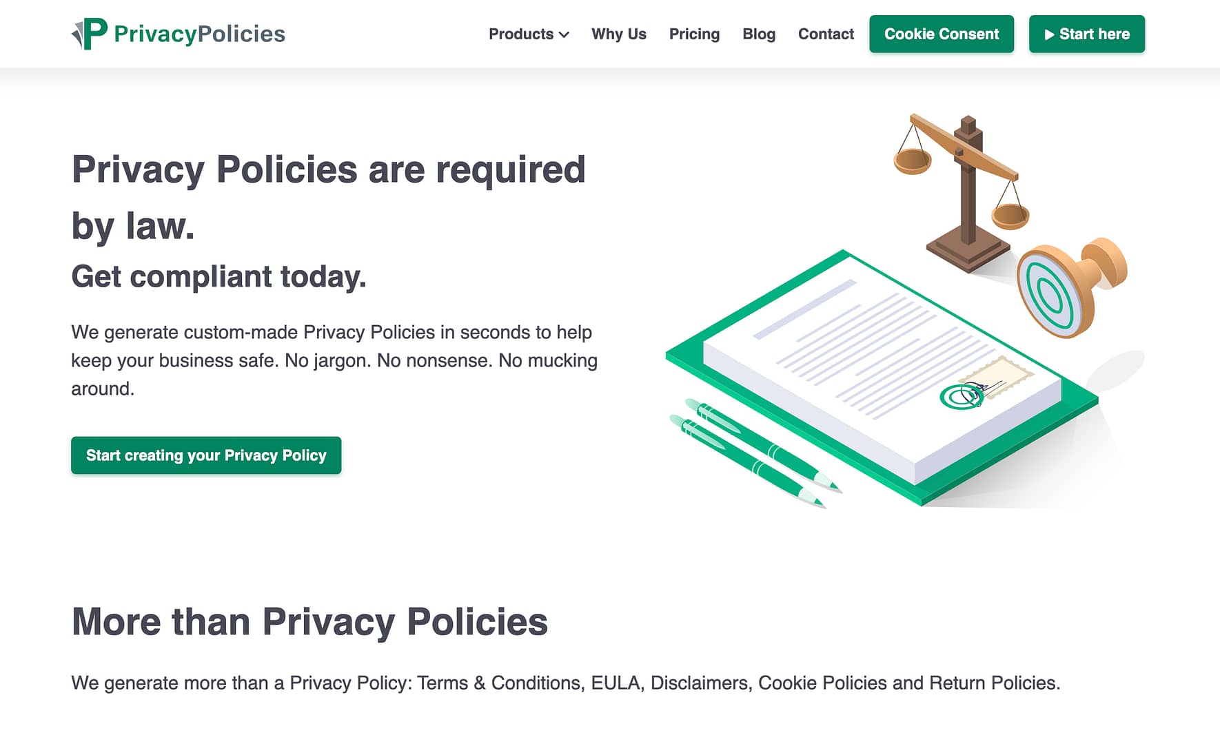 PrivacyPolicies privacy policy generator.