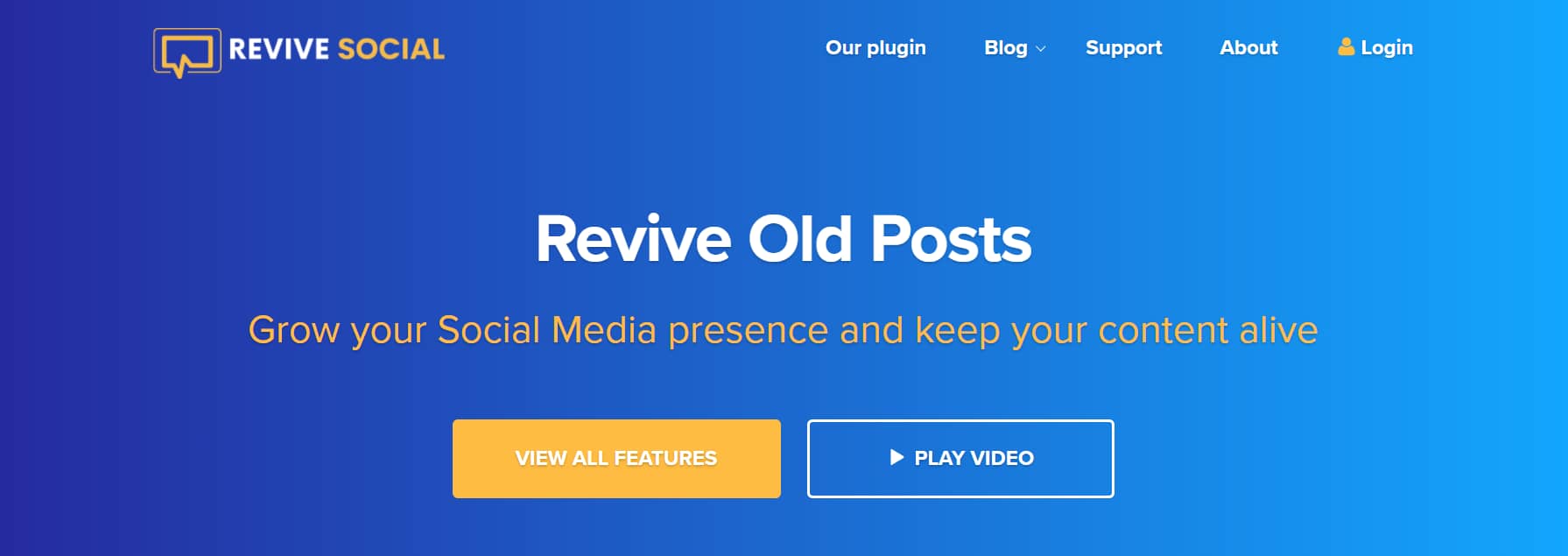 The Revive Old Posts plugin.