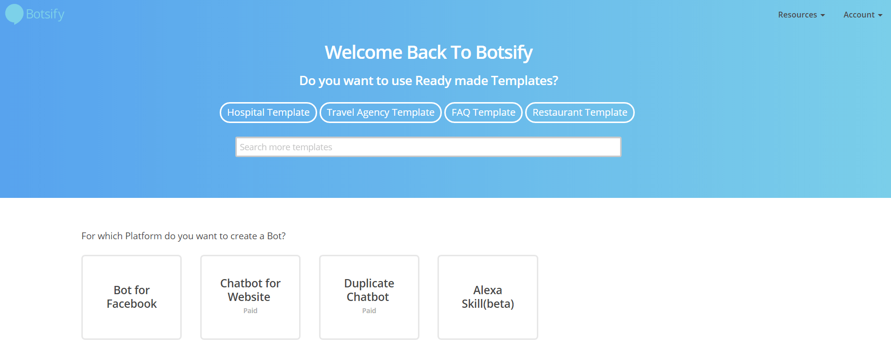 Creating a chatbot with Botsify.