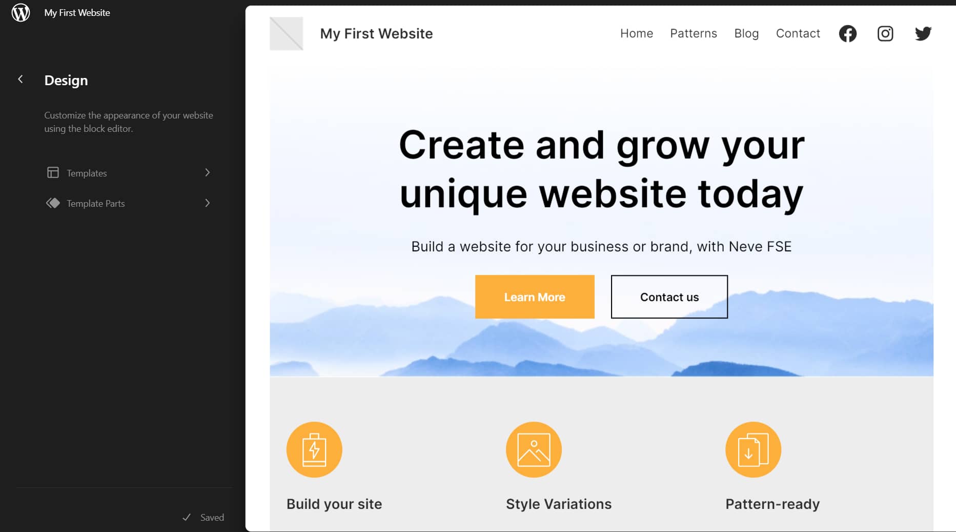 Site Editor in WordPress Full Site Editing