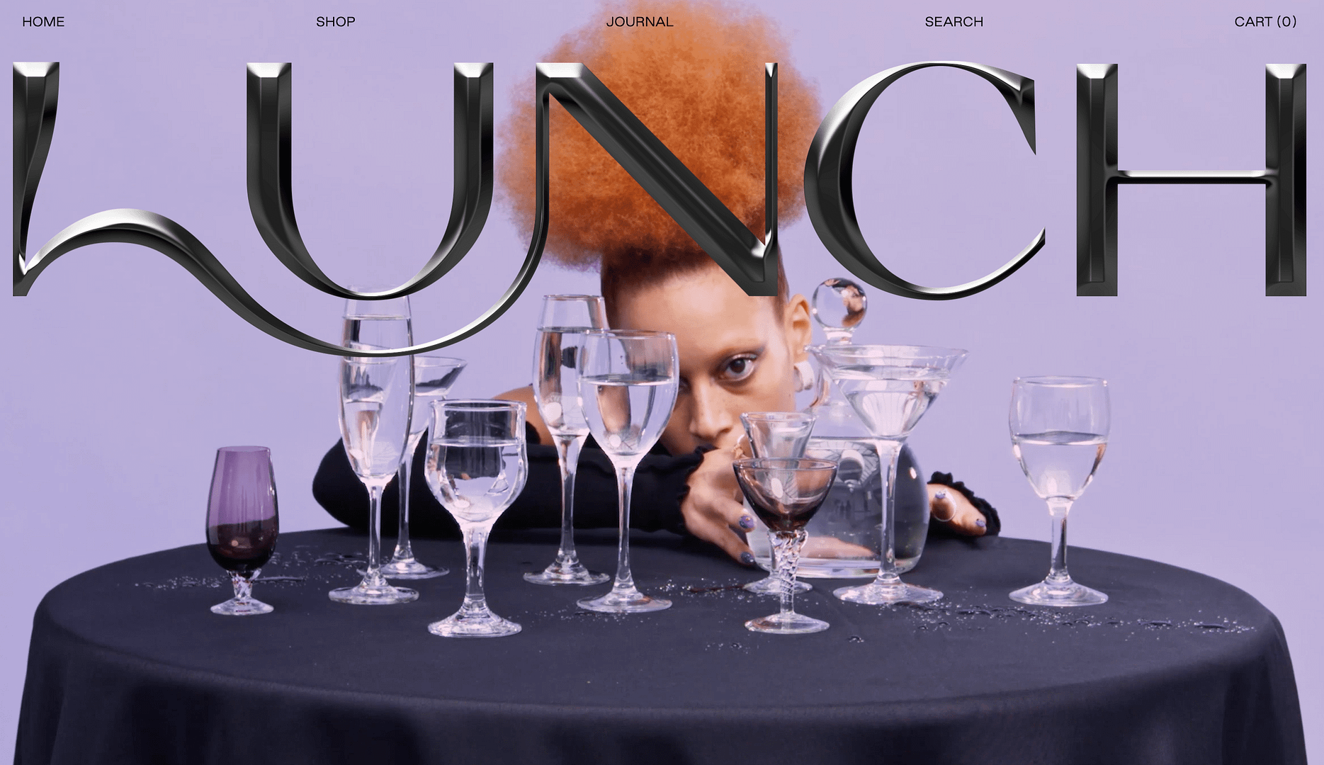 The Lunch Concept Store is an excellent example of innovative web design.