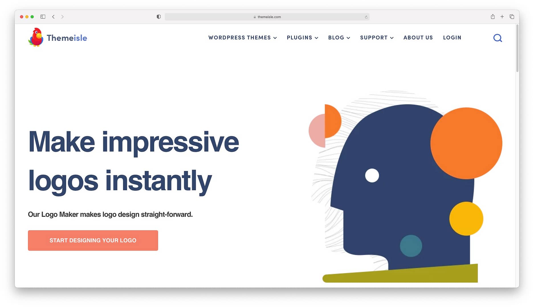 Use Themeisle Logo Maker to create favicons