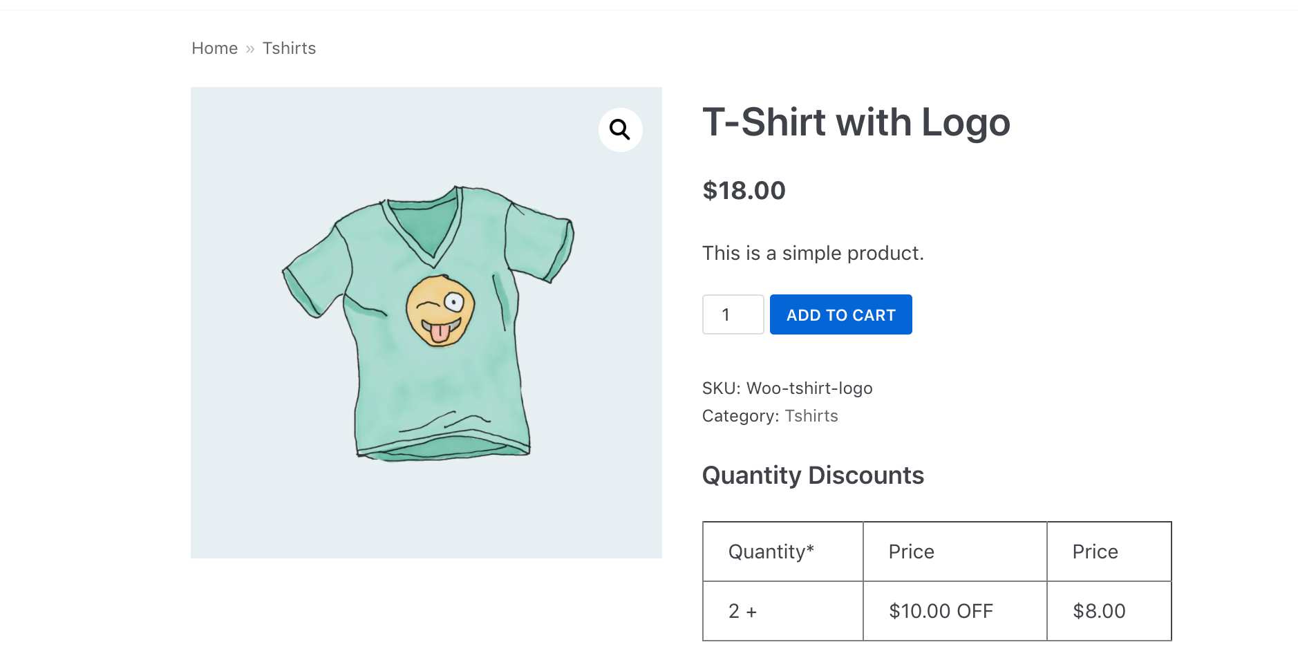 Previewing dynamic pricing options on the front end.
